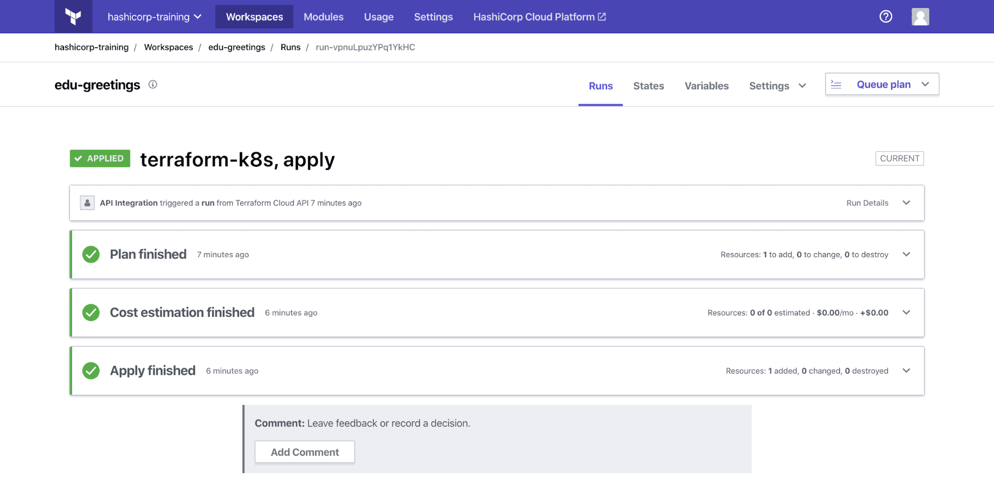 Deploy SQS using the TFC Operator for Kubernetes